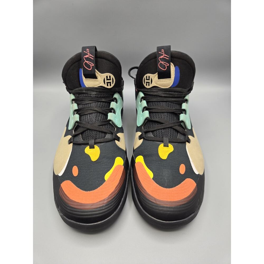 Adidas Harden Vol 5 Futurenatural Black Multi Color Basketball Shoes Size 13 - Picture 3 of 8